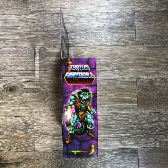 Mattel MOTU Turtles Of Grayskull TMNT Leatherhead Action Figure Sealed - Picture 4 of 6